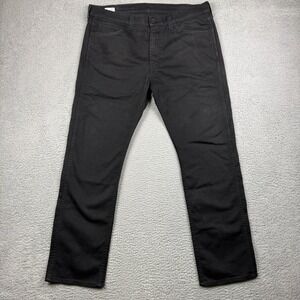 Levi Strauss Co Mens Black 513‎ Straight Leg Jeans Size 36x32